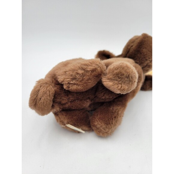 Vintage Dakin Moose Sitting Plush Toy Stuffed Animal Antlers Elk 9" - Picture 5 of 7